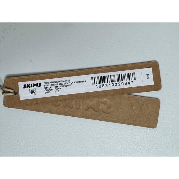 SKIMS NWT Smoothing Intimates Full Coverage Lightly Lined Bra Onyx Black 32B - Picture 6 of 9